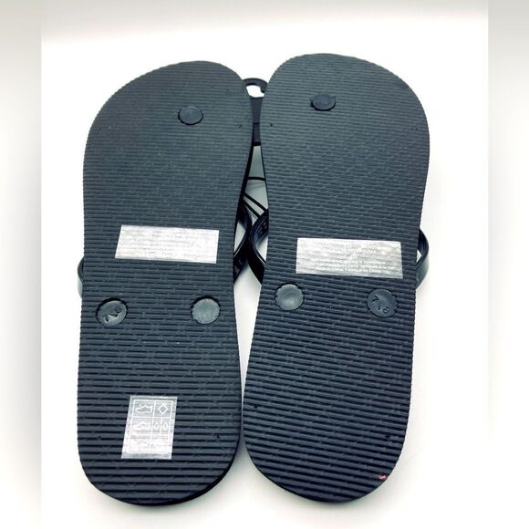 NWT Karl Lagerfeld Paris Women’s Signature Logo Black Sandals 8M - Picture 8 of 8